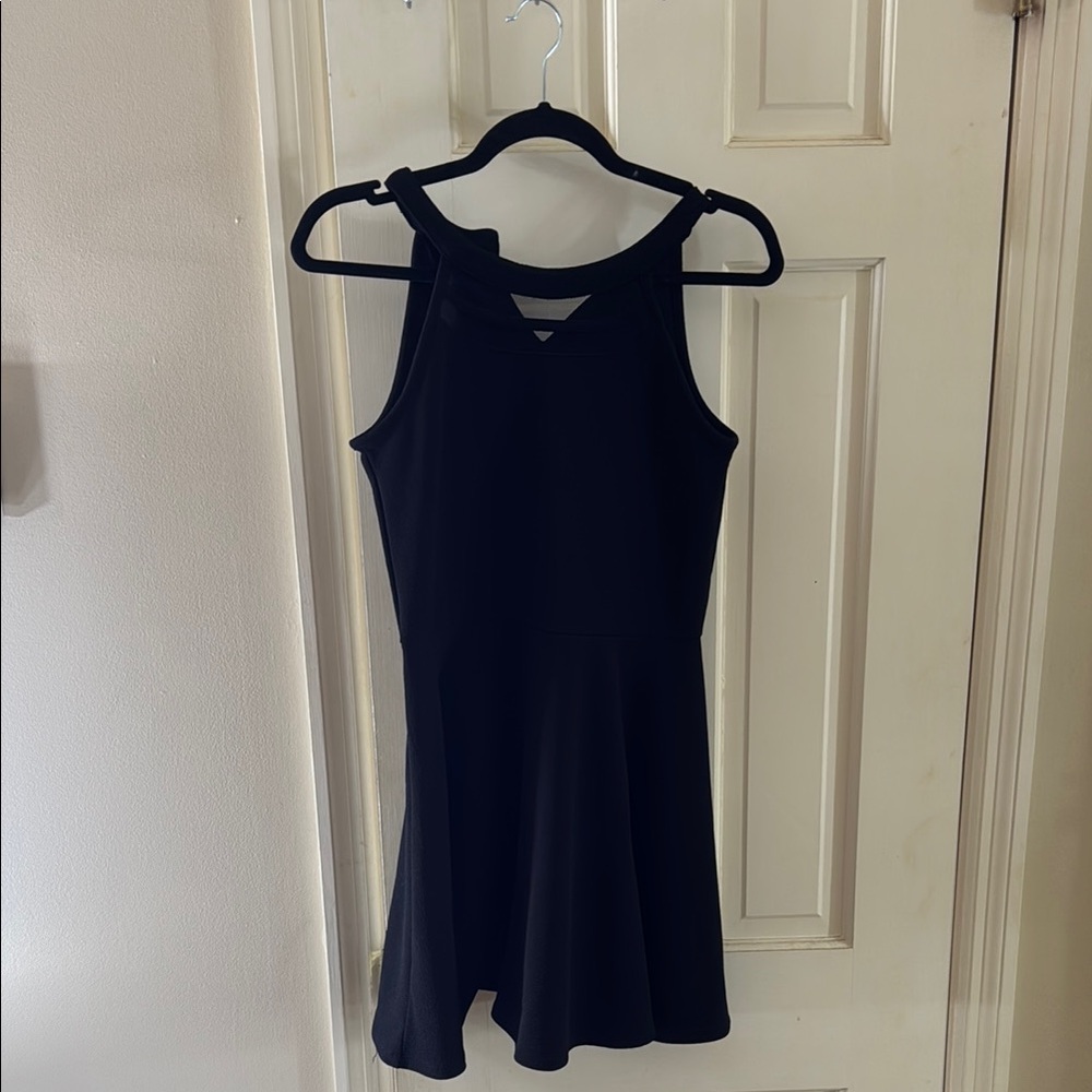 Place Black Sleevless Mini Dress
